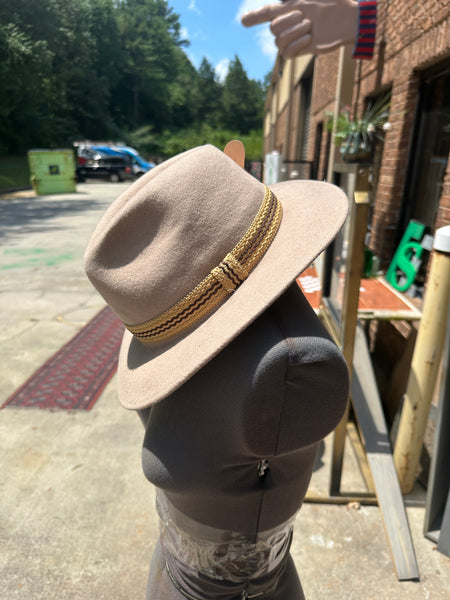 ? Boho wide-brim ? hat 100% wool made in Ecuador Shaman size M 22” SHAMAN | Accessories | Boho Widebrim Hat 0 Wool Made In  main image 4