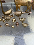 Large Collection of Brass Animals- Set of 21