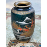 1950s Asian Hand Painted Urn