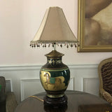 1970s Ming Horse Lamp With Brass Details