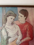 The Lovers Picasso Print, Framed