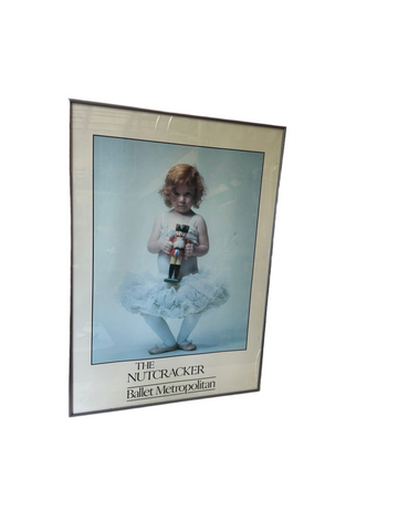 The Nutcracker Print in Silver Frame