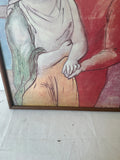 The Lovers Picasso Print, Framed