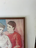 The Lovers Picasso Print, Framed