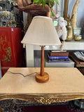 Lightweight Wooden Mid-Century Modern Table Lamp with Shade