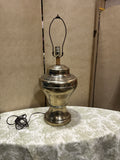 Simple Vintage Silver Urn Style Table Lamp