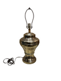 Simple Vintage Silver Urn Style Table Lamp