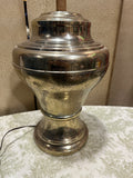 Simple Vintage Silver Urn Style Table Lamp