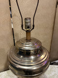 Simple Vintage Silver Urn Style Table Lamp
