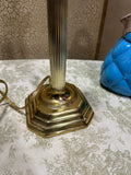 Small Vintage Brass Pineapple Style Table Lamp