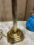 Small Vintage Brass Pineapple Style Table Lamp