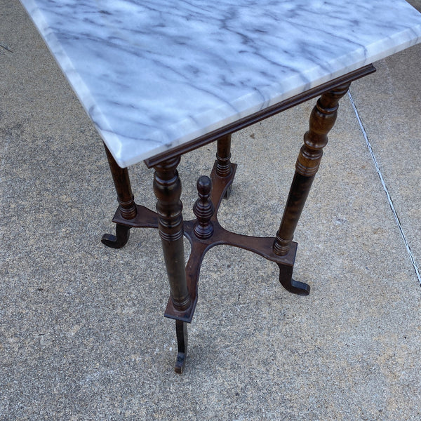 1940s Marble French Side Table - FREE SHIPPING! – Fig House Vintage