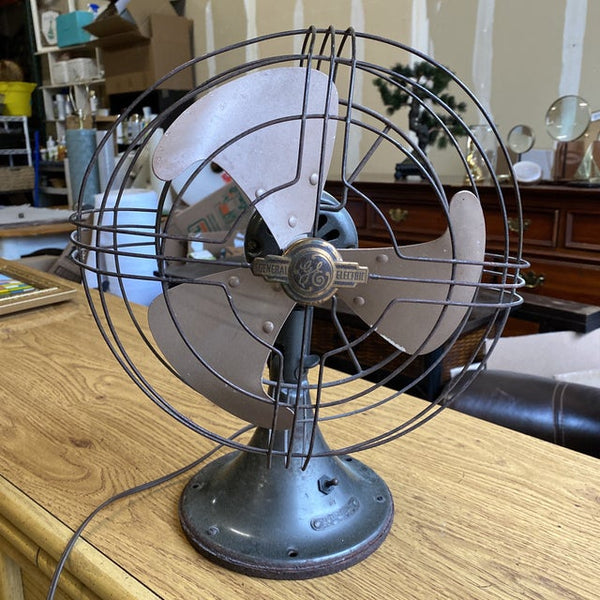 Initiativ bevæge sig Lappe Antique 1950s Industrial General Electric Table Fan – Fig House Vintage