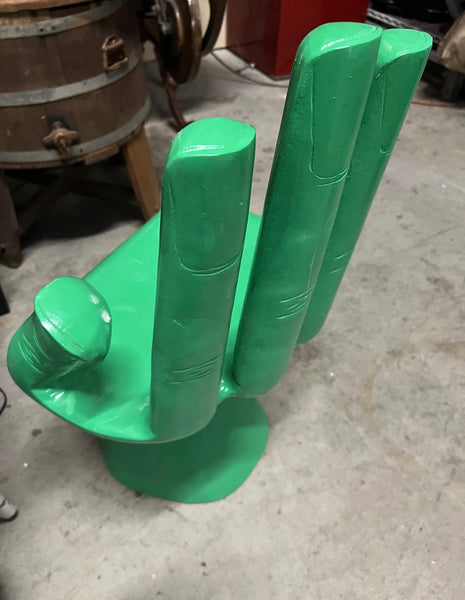 Green plastic dining online chairs