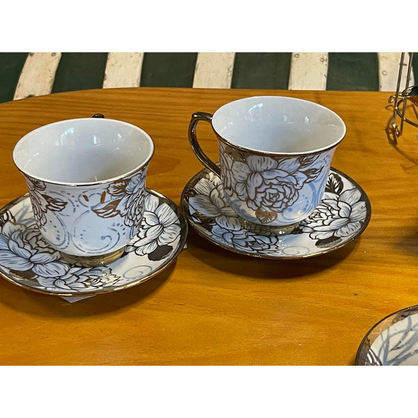Vintage Ceramic Tea Set 14 Pieces Fig House Vintage