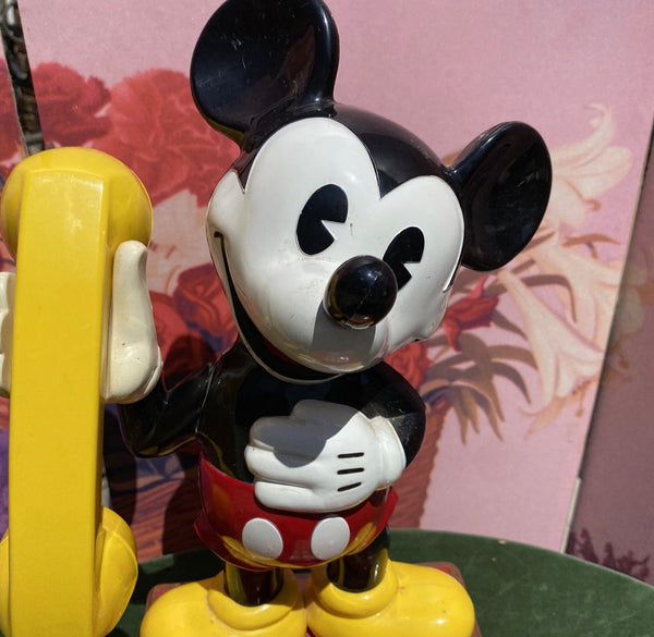 Vintage Walt Disney Mickey Mouse Brass Figurine