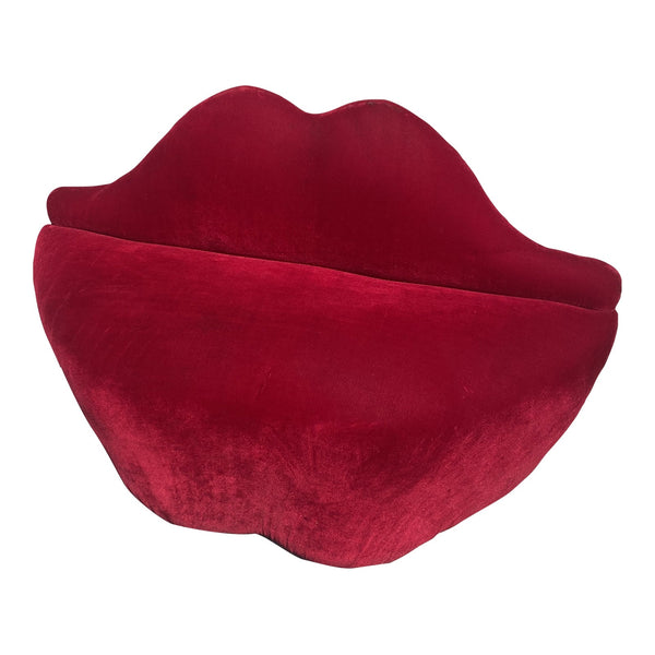 1970s Red Lips Double Seater Settee Fig House Vintage