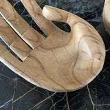 Vintage Wooden Hand Bowls - a Pair - FREE SHIPPING!