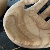 Vintage Wooden Hand Bowls - a Pair - FREE SHIPPING!