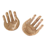 Vintage Wooden Hand Bowls - a Pair - FREE SHIPPING!