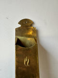 Brass Wall Pocket for Fireplace
