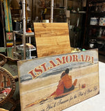 Wooden Key West Islamorada Beach Sign