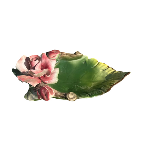 Ceramic Floral Decorative Catchall