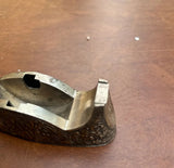 Small Silver Etched Tape Dispenser With Floral Details