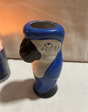 Vintage Blue Bird Ceramic Painted Cup