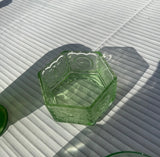 Instant Collection of Light Green Glass Vases- Set of 4