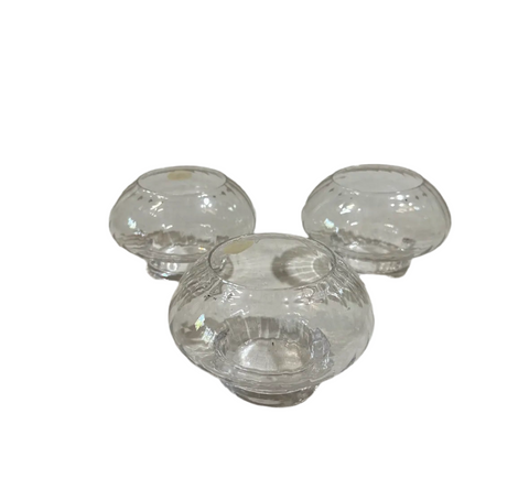 Trio of Lennox Round Crystal Glasses