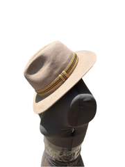 ? Boho wide-brim ? hat 100% wool made in Ecuador Shaman size M 22” SHAMAN | Accessories | Boho Widebrim Hat 0 Wool Made In  main image 3