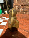 Vintage Brass Owl