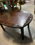 Wooden Campaign Style Coffee Table/Tray Table