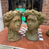 Art Nouveau Stone Planters