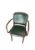1970s Green Industrial Wooden Chair