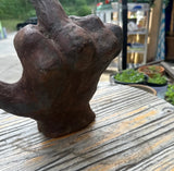 Small and Heavy Bronze Middle Finger Sculpture