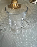 Pair of Portugal Glass Coffee Glasses