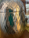 1970s Silver Etched Pineapple Box