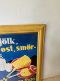 Vintage Swedish Art in Frame