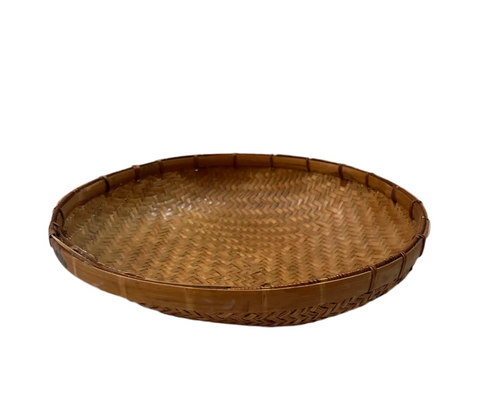 Large Wicker Hand Woven Bowl