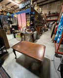 Wooden Coffee Table With Extendable Trays