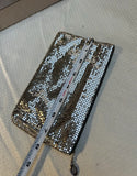 Whiting and Davis Silver Small Evening Clutch