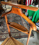 1970s Wooden Italian Valet Collapsible Chair
