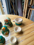 Large Collection of Wooden Russian Nesting Dolls