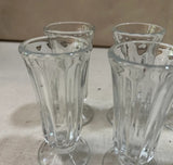 Collection of Glass Ice Cream Sundae Style Glasses- Set of 8