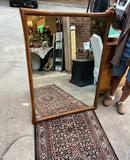 Large Mid-Century Modern Thomasville Tamerlane Wooden Wall Mirror