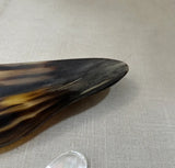 Horn Carved Bowl and Mother of Pearl Utensils Collection- Set of 3