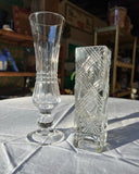 Crystal Vases -A Pair