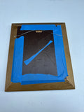 Gold Framed African American Wedding Photo